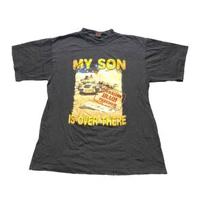 Operation Iraqi Freedom Shirt Adult Large‎ Black Second Gulf War Military Mens